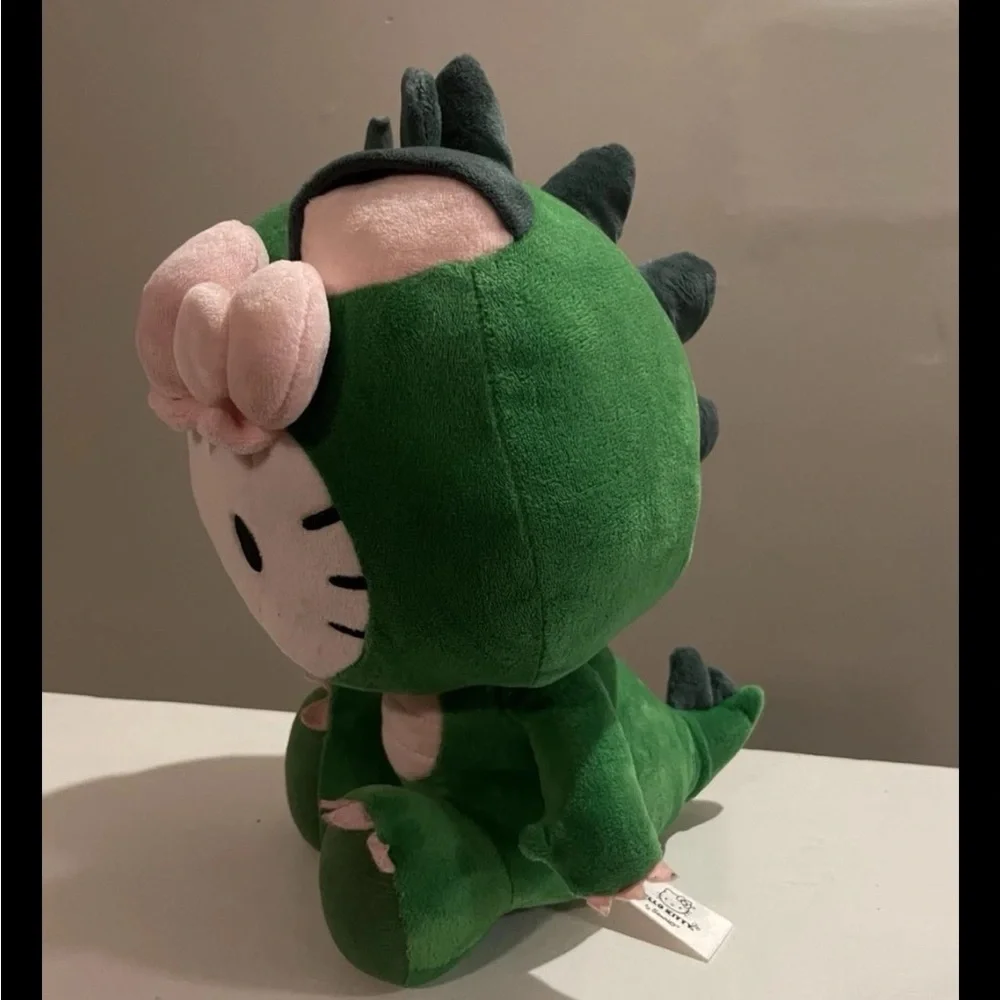 Hello Kitty Green Dinosaur Plush 12” Sanrio Fiesta Stuffed Animal NWOT - Picture 5 of 5